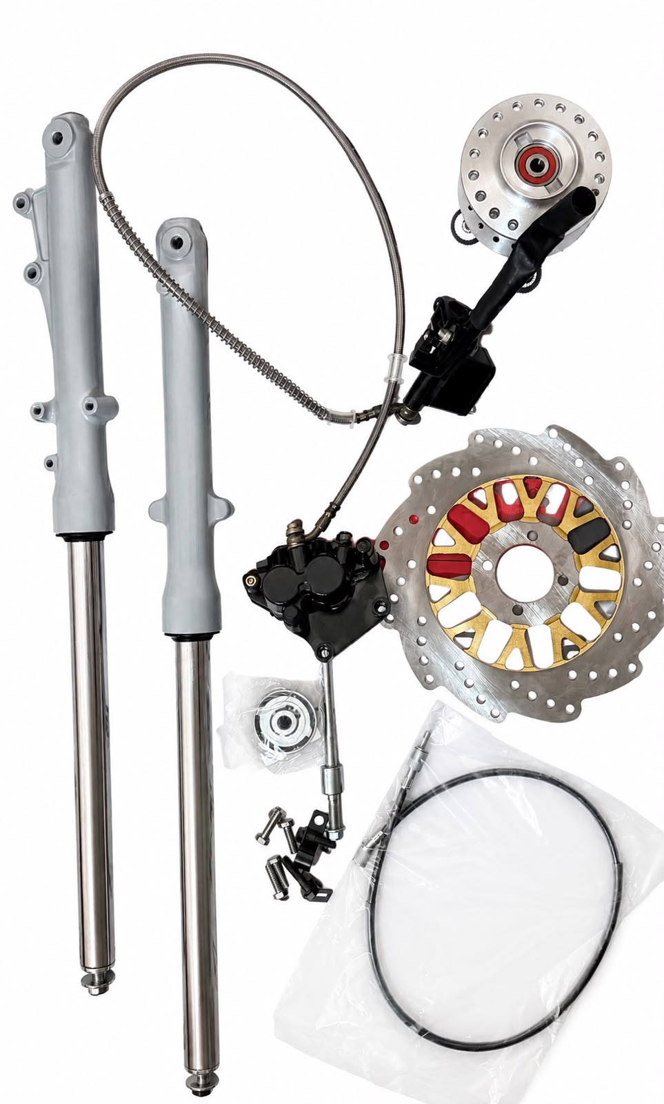 Kit tren delantero completo BOXER CT 100 freno disco JPN